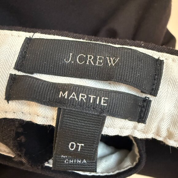 Jcrew Martie Skinny Black Pant Sz OT - Picture 2 of 4